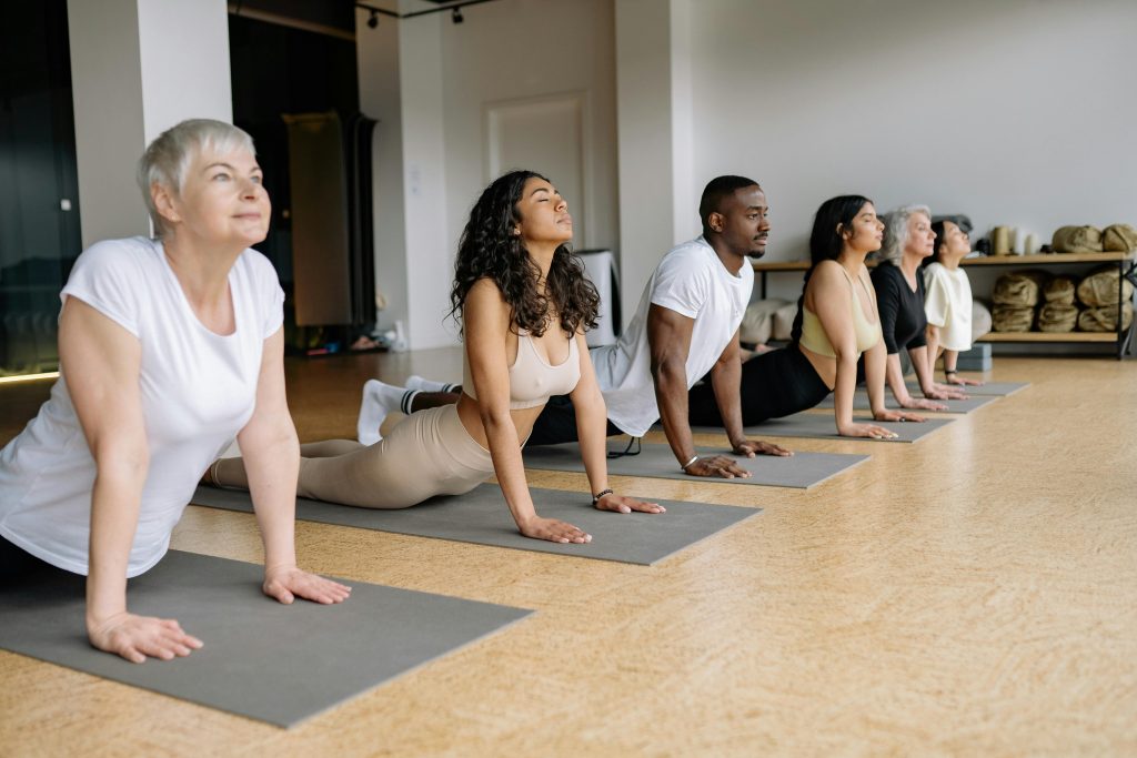 Yoga class